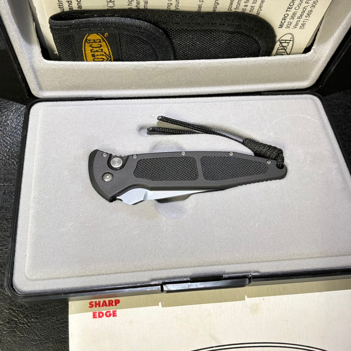 Microtech auto mini socom tanto