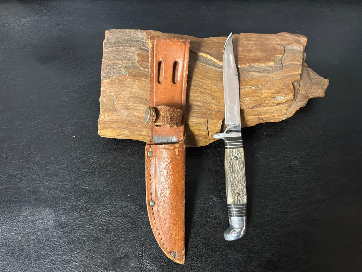 Vintage Western USA Fixed Blade Knife