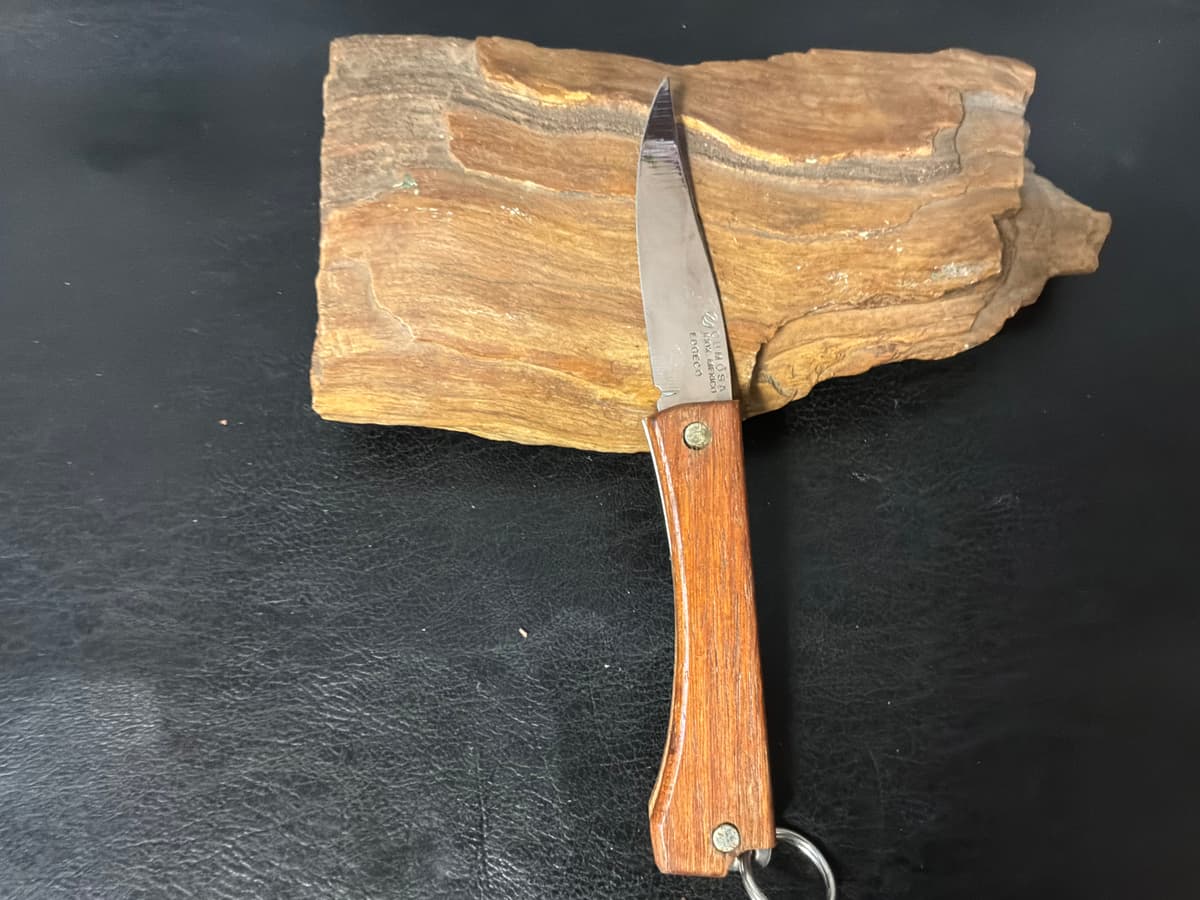 Cumosa  Folding Knife Wood Handle INOX Mexico 