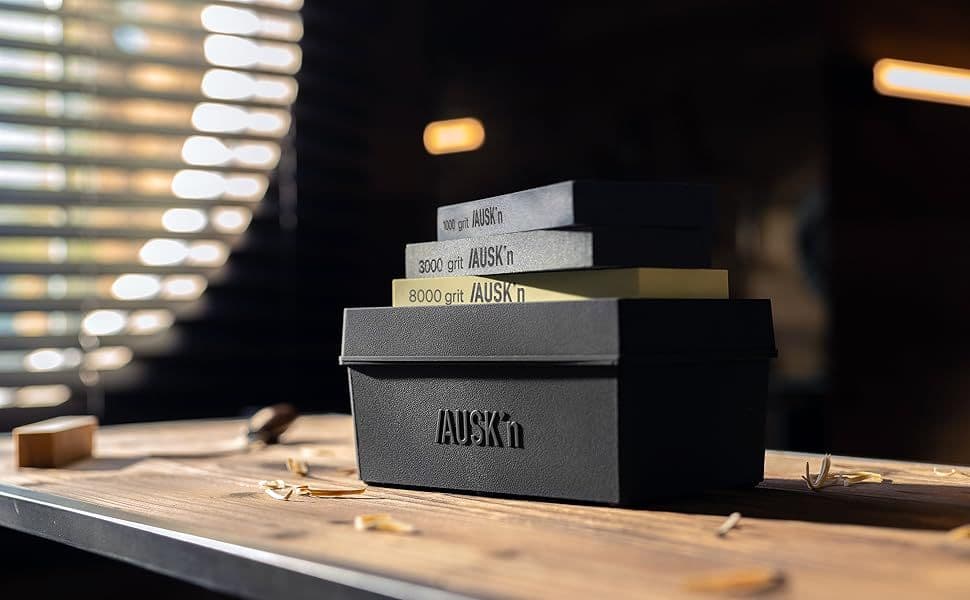 Ausk'n knife sharpening kit